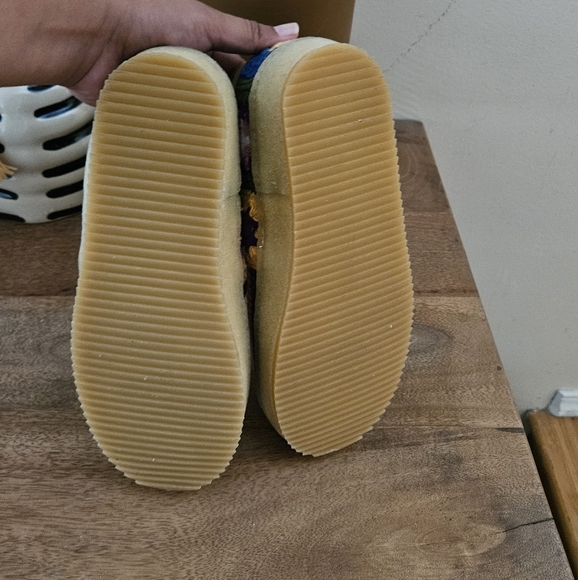 Laidback London Free People Komo Crochet Moccasin Saffron Suede - Picture 3 of 4